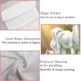 thumbnail image 5 of Hanging Towels 1 Pcs, Dish Towels Unicorn Mom and Baby on The Forest Absorbent Hand Towels with Hanging Loop Washcloth for Bathroom Kitchen, 5 of 6
