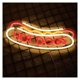 thumbnail image 3 of HOT DOGS Letrero De Neón Luz Negocios Para Tiendas Comida Rápida Arte Colgante Pared Luces Decorativas 16cmx40cm, 3 of 8