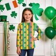 thumbnail image 2 of Tauxra Chandail de la Saint-Patrick pour Adultes, T-Shirt à Manches 3/4 Imprimé Col Rond, T-Shirt Graphique Trèfle Décontracté à Manches Longues pour Activités Festives, 2 of 6