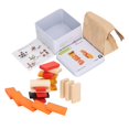 thumbnail image 3 of Kids Learning Toy, Safe Domino Blocks Game Locust Wood Flat Appearance  For Travel, 3 of 8