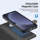 thumbnail image 5 of KAIYANG Funda para Samsung Galaxy S25 DUX DUCIS Lawa Series Funda de piel de vaca magnética desmontable con cremallera y cierre de cremallera en negro y multicolor, 5 of 5