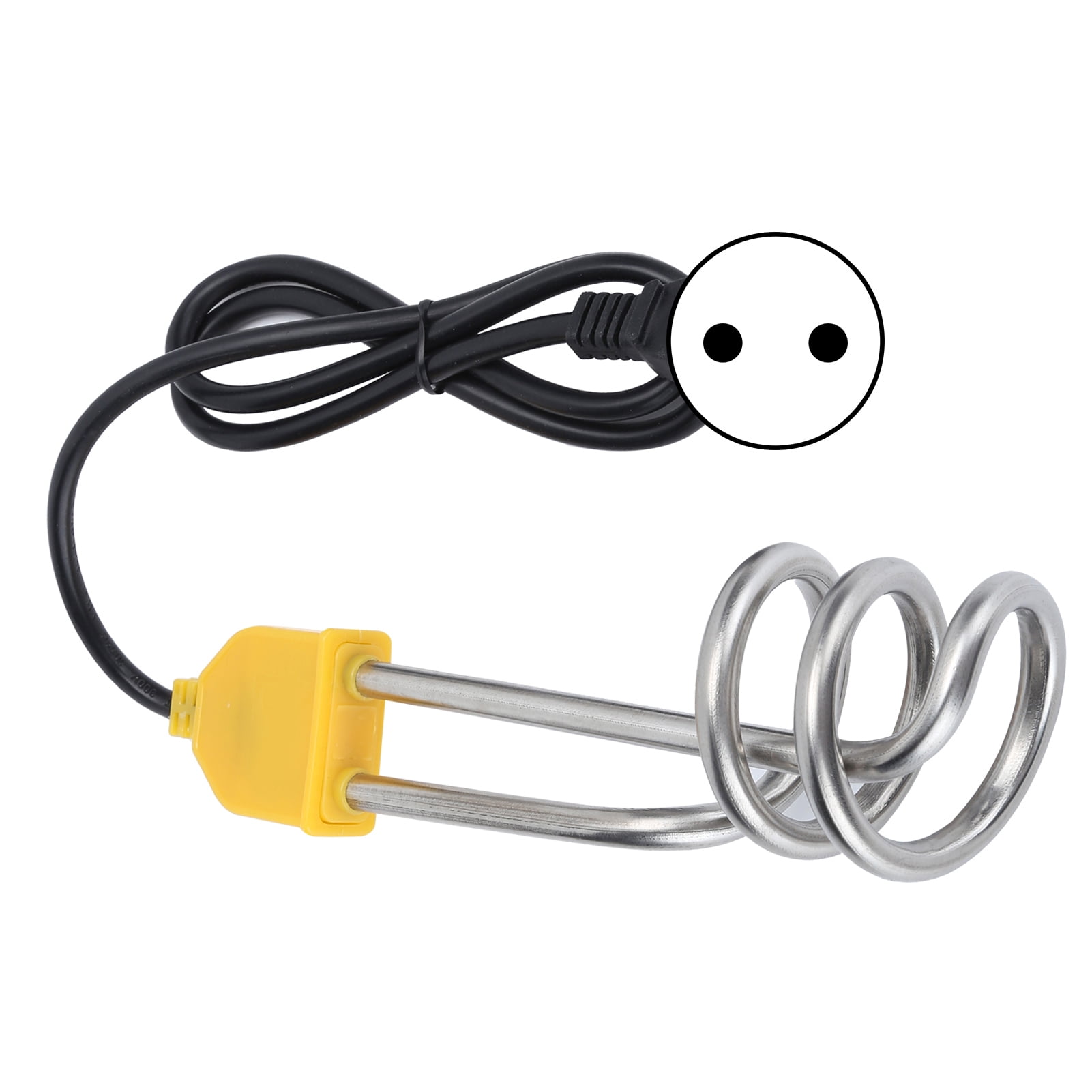 Tebru Electric 250 Volts 1500 Watts Immersion Water Heater for Bathtub