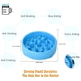 thumbnail image 2 of Slow Feeder Cat Bowl,Melamine Fun Interactive Feeder Bloat Stop Puzzle Cat Bowl, 2 of 4