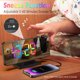 thumbnail image 4 of despertador electronico Reloj despertador digital con proyección de 180 ° con brillo de luz RGB dinámico Ajuste de alarma doble con repetición ajustable Puerto de cargador USB Reloj con espejo pa, 4 of 5