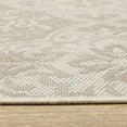 thumbnail image 3 of 3' X 5' Ivory Floral Stain Resistant Indoor Outdoor Area Rug, 3 of 10