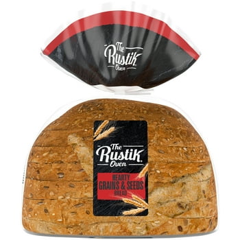 The Rustik Oven Hearty Grains &  Artisan Bread, Slow Baked Delicious Artisan Bread, Non-GMO, 16 oz