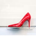 thumbnail image 2 of OULII 5Pcs Transparent Plastic Wall Shelves for Shoe Storage Retail Display Fixtures, 2 of 8