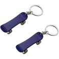 thumbnail image 1 of Juego de 2 llaveros KAIYANG con forma de patineta azul abridor de botellas, 1 of 5