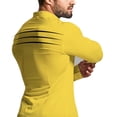 thumbnail image 6 of Breezora Men's Dress Shirt Muscle Fit Slim Fit Long Sleeve Casual Button Down for Sport Business and Everyday Wear XXXXL Size Yellow, 6 of 6