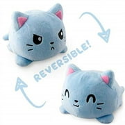 teeturtle reversible cat mini - russian blue plush toys