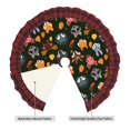 thumbnail image 2 of Pofeuu Forest Animal Faces Print Christmas Tree Skirt Tree Skirt Ornaments Soft Plush Christmas Tree Mat for Decorations Holiday Party Indoor Outdoor-, 2 of 6