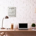 thumbnail image 2 of Stupell Industries Bathroom Rules Funny Word Wood Textured Design Gray Farmhouse Rustic Framed Giclee Texturized Art by Daphne Polselli, 2 of 8