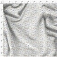 thumbnail image 4 of Soimoi White Poly Georgette Fabric Rainbow & Unicorn Animal Printed Fabric 1 Yard 42 Inch Wide, 4 of 5