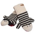 thumbnail image 1 of Cute Stripe Sock Monkey Knit Mittens, 1 of 1
