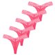 thumbnail image 2 of Bragas Gibobby Regalo de Navidad 5 piezas Pantaleta de encaje para mujer Calzoncillos Bragas sexy Ropa interior Bragas Bikini Sólido 95% Algodón 5% Spandex, 2 of 5