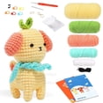 thumbnail image 1 of Knitting Kit for Adults Crochet Animal Kit for Beginners with Step-by-Step Instructions Crochet Yarn Crochet Accessories, 1 of 7