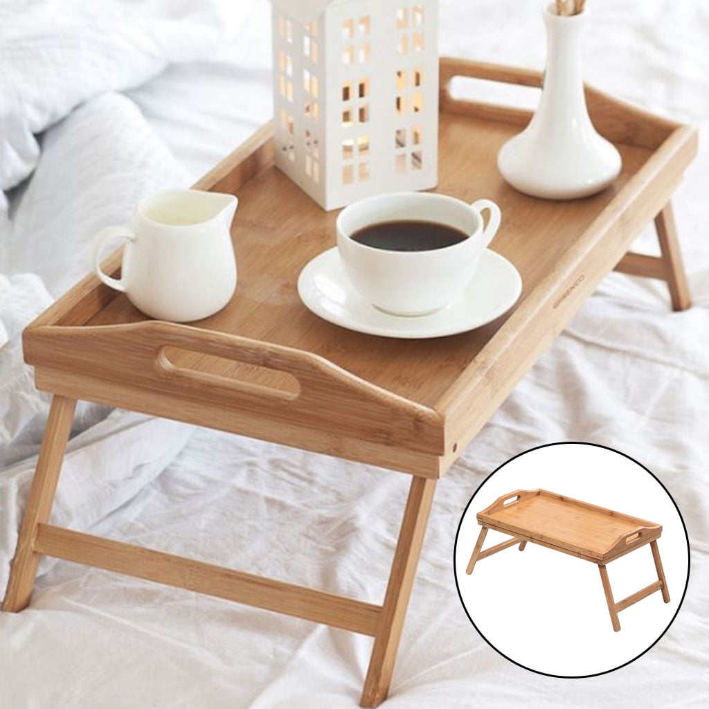 Plateau Petit-déjeuner Lit Table De Lit Pliante En Bambou - Plateau 45,7 X 30,5 Cm Avec Pieds Repliables - Pour Petit-déjeuner, Ordinateur Table Pour Ordinateur Portable Plateau Petit-déjeuner Lit Table De Lit Pliante En Bambou - Plateau 45,7 X 30,5 Cm Avec Pieds Repliables - Pour Petit-déjeuner, Ordinateur Table Pour Ordinateur Portable