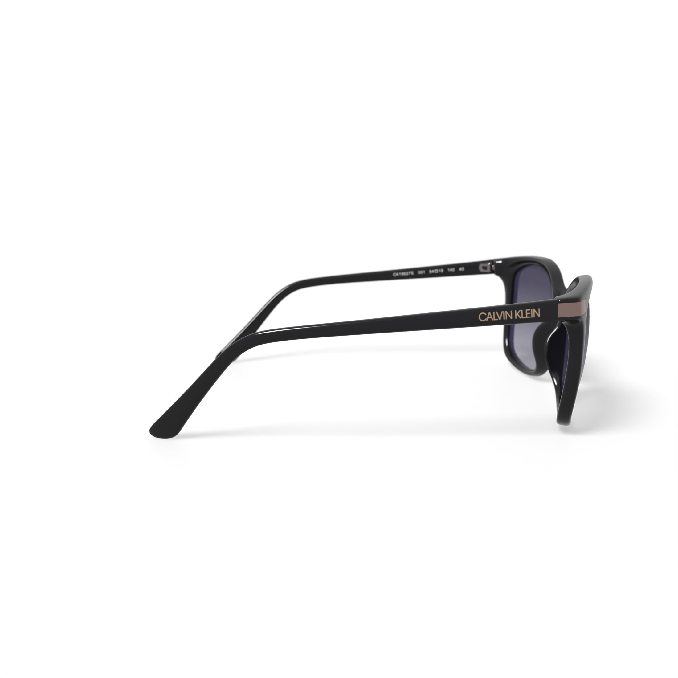 Calvin Klein Women’s Rx'able Fashion Sunglasses, CK19527SG, Black, 54-19-140, with Case
