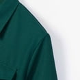 thumbnail image 6 of Men's Casual 2 Piece Set Short Sleeved Polo & Trousers Set Waffle Knited Shirt Stylish Outfits with Pockets Army Green, 6 of 9