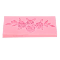 SEWCHICS Pink Rose Silicone Mold for Baking, DIY Crafts, Non-Stick, Reusable