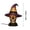 D, variant on Sulaicai Stained Glass Owl Witch Hat Lamp Halloween Decor, USB Powered Gothic Witch Hat Night Light, Handcrafted Retro Resin Witch Lamp, Halloween Decorations for Bedroom & Bookshelf