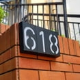 thumbnail image 3 of Billuyoard Señal de placa de puerta Solar Digital, lámpara de Villa desenchufada, iluminación de tienda, adornos Led, placa de placa de noche de paisaje Iluminación y accesorios Número 4 Billuyoard HA072719-05, 3 of 6