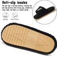 thumbnail image 5 of BERANMEY Adjustable Strap Slippers for Women Men Slip on Cozy Open Toe Womens Slippers Indoor Memory Foam Insole House Slippers Socks Cozy Fuzzy House Shoes Indoor/Outdoor, 5 of 9