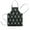 Black Christmas Tree, variant on Gray Christmas Tree Pattern Kids Aprons for Girls and Boys,Adjustable Neck Strap Toddler Aprons for Kids Cooking Baking