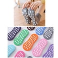 thumbnail image 5 of Indoor Home Unisex Solid Color Sports Yoga Point Rubber Sock Non-slip Floor Socks Trampoline Sock Thick Velvet Socks SKY BLUE, 5 of 8