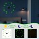 thumbnail image 5 of Reloj de pared con luz nocturna 3D de Husfou, decoración con espejo, sin marco, luminoso, para el hogar, sala de estar, dormitorio, oficina., 5 of 7