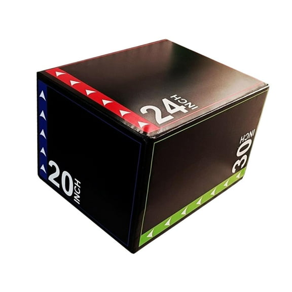 DimyFew 3 in 1 Anti Slip Versatile Fitness Box for Jumping Squats Skipping 40cmx30cmx35cm