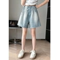 thumbnail image 5 of Kids Girls' Shorts Kids Jeans High Waist Denim Shorts Girls Summer Clothes Girl Shorts Size 12-13 Years, 5 of 7