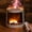 White, variant on Aurora Flame Essential Oil Diffuser Humidifier,Jellyfish Aroma Diffuser, | 300ml Ultrasonic Cold Mist Humidifier,Christmas Diffuser Gift,7 Color Aurora Light,Wireless Remote,2 Timer,Auto-Off Function