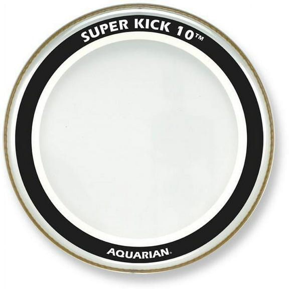 Aquarian Super Kick 10 Bass Drum Head Clear 18 in.