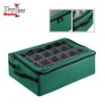 thumbnail image 3 of Tiny Tim Totes Premium 48 Boîte de Rangement pour Ornements de Noël Vert, 3 of 4