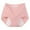 Pink, variant on Lovzfmll Women's Period Underwear, Plus Size Leakproof Menstrual Panties, Comfort Solid Color Breathable Cotton Physiological Briefs