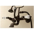 thumbnail image 4 of Aqua Vintage AE553T5 Clawfoot Tub Faucet with Hand Shower, Oil Rubbed Bronze, 4 of 7
