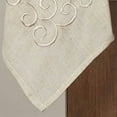 thumbnail image 4 of Fennco Styles Classic Embroidery Scroll Border Linen Blend 67 x 180 Inch Tablecloth - Natural Tablecloth for Wedding, Banquet, Special Events and Home Décor, 4 of 4