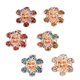 thumbnail image 1 of Pinza para el pelo con garra de mandíbula de Metal de diamantes de imitación y cristal, pasadores pequeños con diseño de mariposa para mujer, 1 of 6
