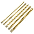 thumbnail image 4 of Multipurpose Stainless Steel Encrusted Cuban Necklace Adjustable Length Chain Portable for Street Styles Enthusiasts, 4 of 9