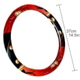 thumbnail image 4 of Seven Starred Iadybird 14.5 Inch Printing PVC Leather Car Wheel Cover Auto Accessories Steering Wheel Cover, 4 of 6