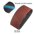 thumbnail image 3 of Uxcell 10 Packs Sanding Belts 4 x 24 Inch Belt Sander Paper 40 Grit Aluminum Oxide Sandpaper for Polishing Wood Metal, 3 of 6