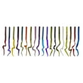 thumbnail image 2 of Charlie's Worms Artificial Fishing Bait 8" Ribbon Tail Swimming Worm, Freshwater Saltwater Bass Soft Lures Scented 10pk, 2 of 3