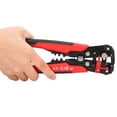 thumbnail image 2 of Multifunction Automatic Wire Stripper Crimper, Self Adjusting Wire Cutter & Cable Stripper Crimping Tool for Home and Car Electrics Wiring (Red), 2 of 9