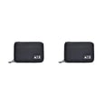 thumbnail image 3 of Sidaley Organizador de dispositivos, bolsa de almacenamiento de Cable USB, accesorios electrónicos digitales de viaje, funda, USB, soporte para Negro 2piezas, 3 of 5