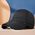 thumbnail image 2 of Gorra de béisbol de malla transpirable: sombrero deportivo de secado rápido para mujeres y hombres, 2 of 8
