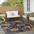 thumbnail image 6 of Nourison Aloha Outdoor Navy Multicolor 9' x 12' Area Rug (9x12), 6 of 9