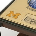 thumbnail image 4 of IDNA Michigan Wolverines 25-Layer StadiumView Lighted End Table, 4 of 6