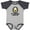 Baseball Heather and Navy, variant on Inktastic My Godmother Loves Me Godson Lion Boys Baby Bodysuit