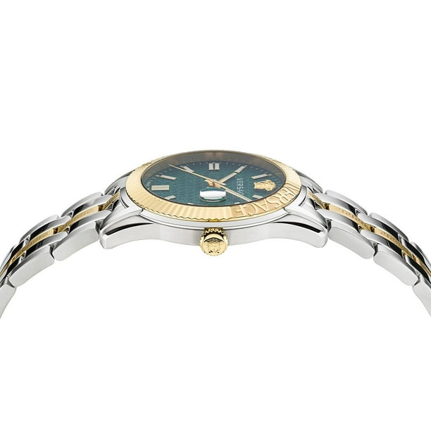 Versace Men's Greca Time Two Tone Bracelet Watch, 41mm Versace Men's Greca Time Two Tone Bracelet Watch, 41mm